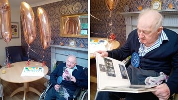 Resident celebrates big 100th birthday at Sheffield care home